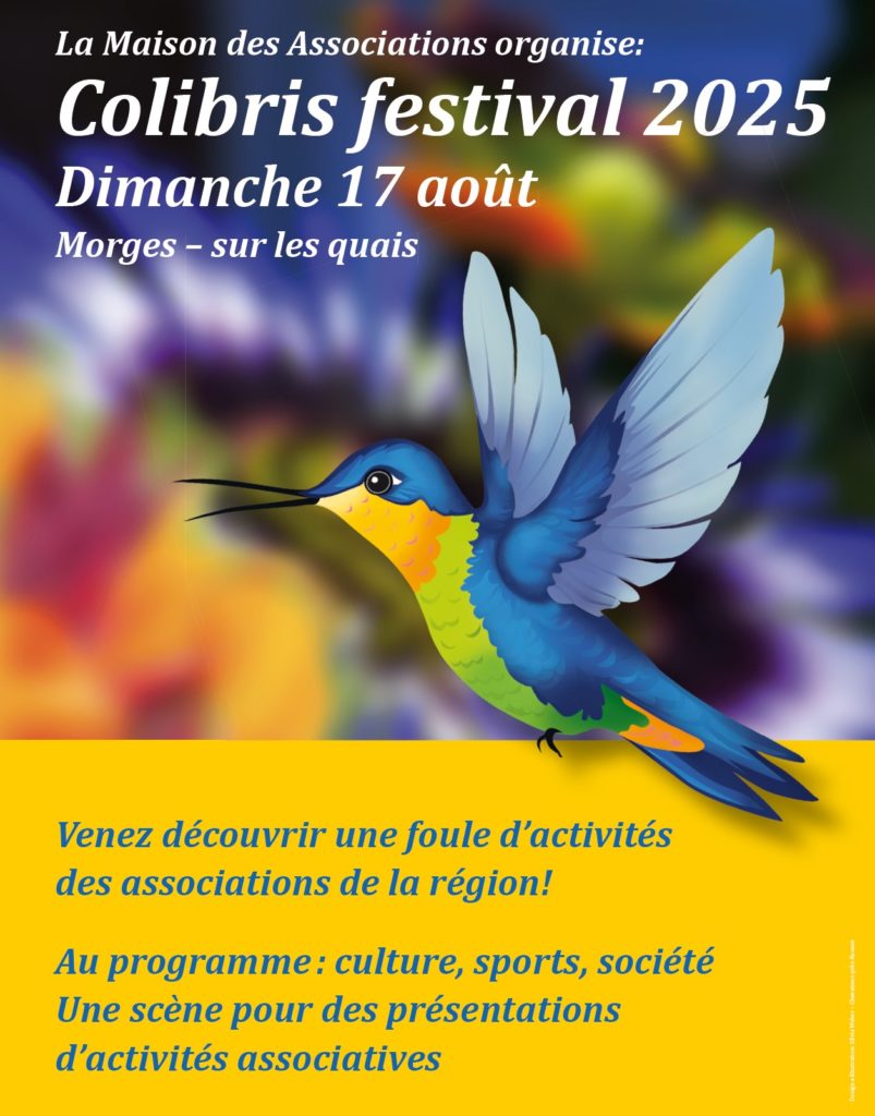 Affiche Colibris festival 2025